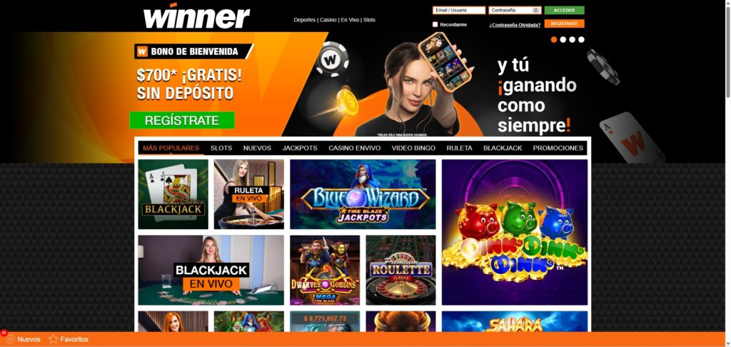 Winner Casino Online México